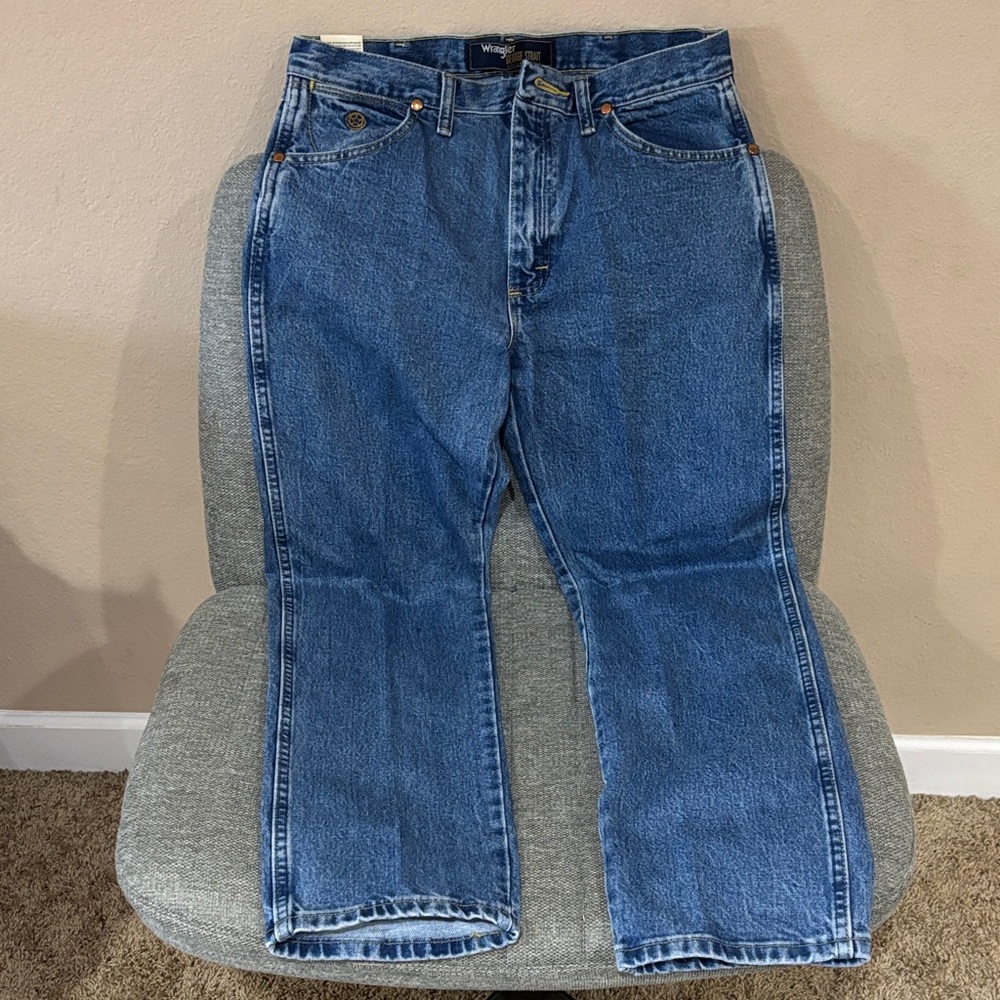 Wrangler Men's Relaxed Fit Denim Jeans